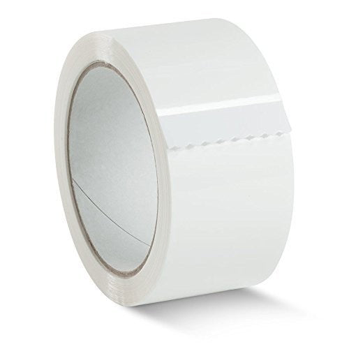 6 pcs emballage ruban adhésif 50 mm x 132 m - Blanc - MADE IN ITALY