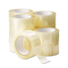 6 pcs ruban adhésif d'emballage de 50 mm x 132 mètres TRANSPARENT 