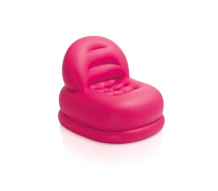 68592 - Fauteuil gonflable avec dossier en trois couleurs - INTEX