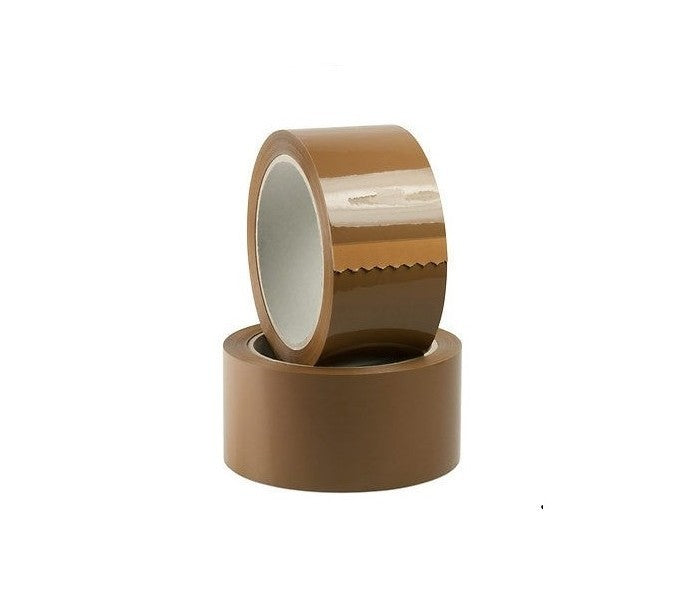 36 pcs ruban d'emballage de 50 mm x 132 mètres NOISETTE - MADE IN ITALY