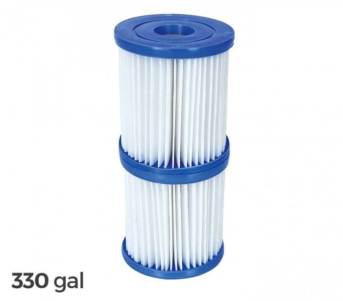 58093 - Kit de 2 filtres de rechange - Bestway - Moteur1249 L /H 330 gallons