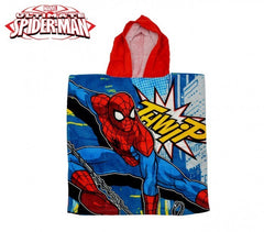 MV92261 - Peignoir avec capuche en coton - Spiderman 120x60cm