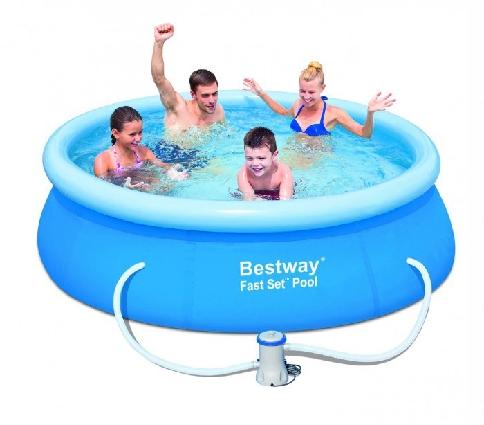 57268 - Piscine hors sol ronde Bestway 244 x 66 cm PVC
