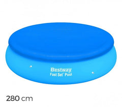 58032 - Couverture pour piscine gonflable - Bestway - 280 cm en PE