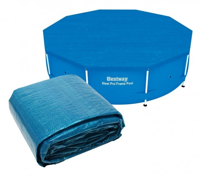 58036 -Couverture pour piscine hors sol Bestway feuille de polyéthylène de 305cm