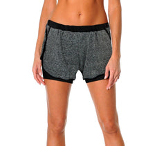 KZ-172 - Shorts de sport avec pantalon intérieur pour femmes