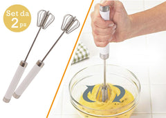 Kit 2 fouets - mélangeur manuel