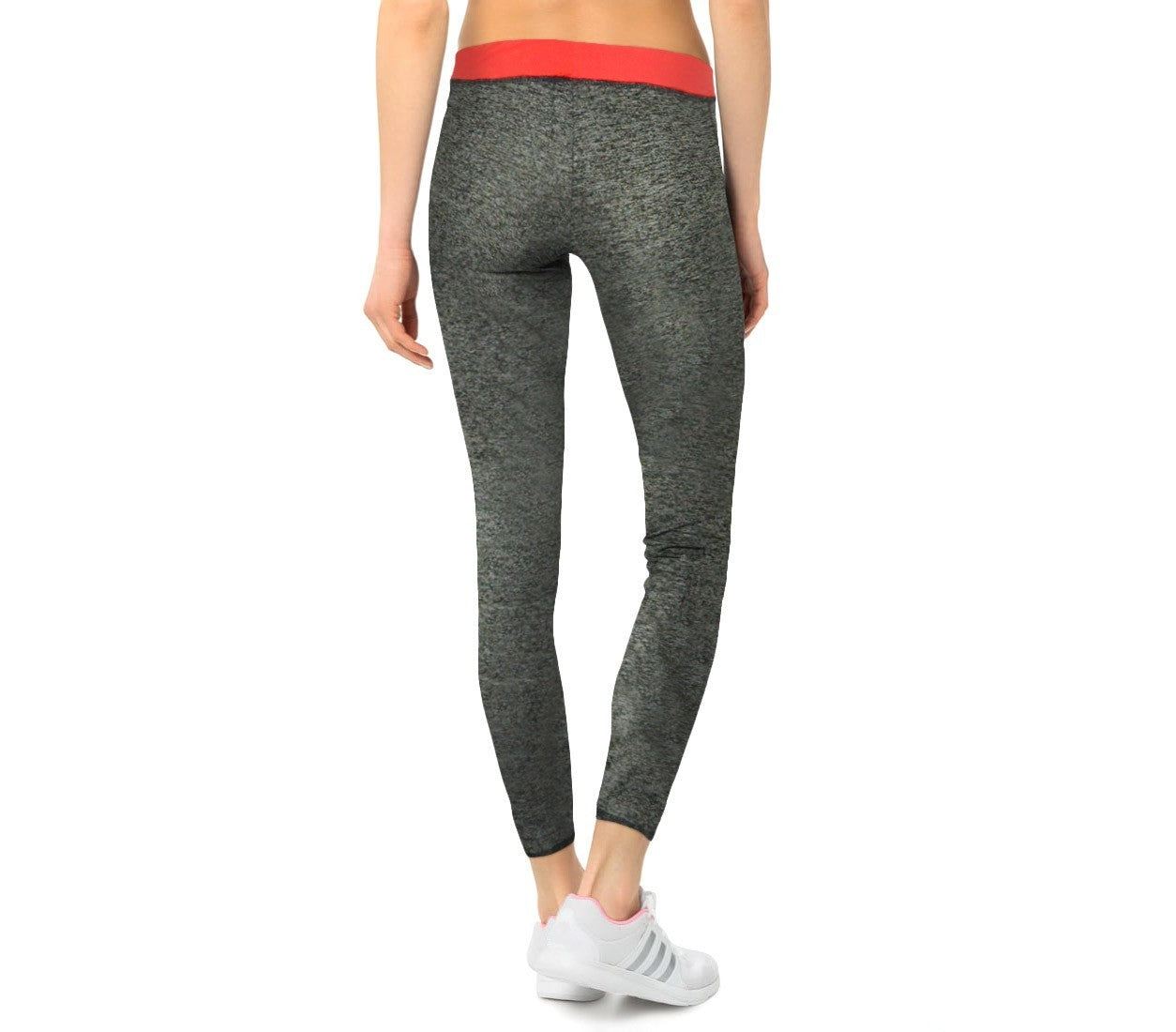  KZ151 - Leggings tissu technique aux chevilles - sport femme