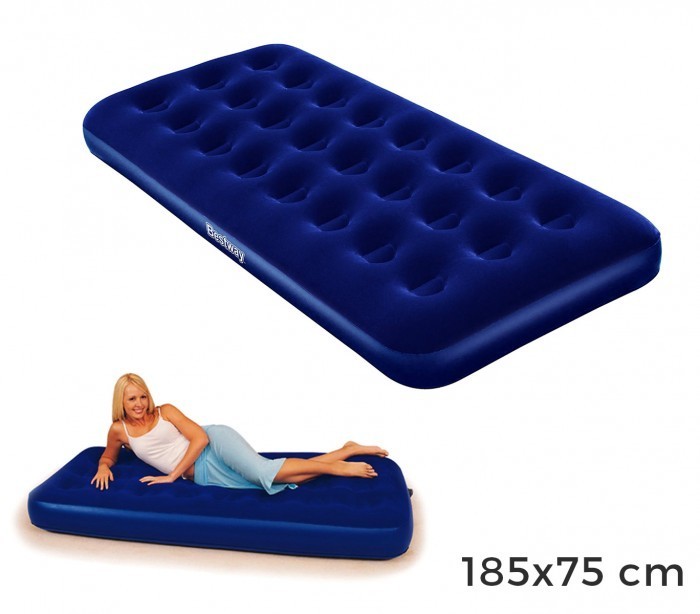 67000 - Matelas gonflable bleu Bestway - 185 x 76 x 22 cm
