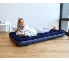 67001- Matelas gonflable 2 places Bestway floqués 188x99x22 cm bleu