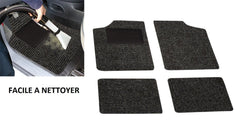 Ensemble de quatre tapis de voiture universels