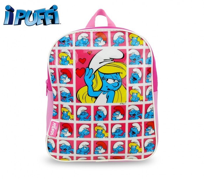 180464 - Sac à dos - Cartable -SCHTROUMPFS - école primaire - 22x28x7,5 cm