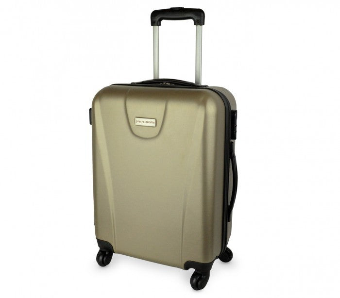 Valise rigide avec 4 roulettes et poignée réglable ABS - Pierre Cardin