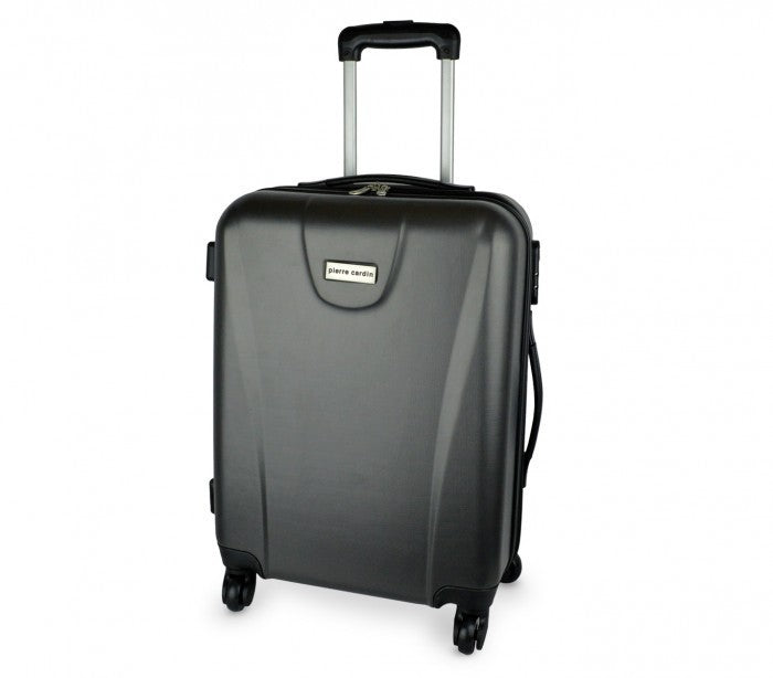 Valise rigide avec 4 roulettes et poignée réglable ABS - Pierre Cardin