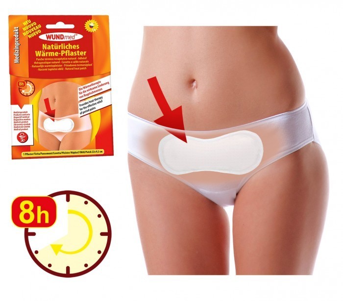 626732-Ensemble de 2 plaque thermique thérapeutique pour les douleur menstruelle