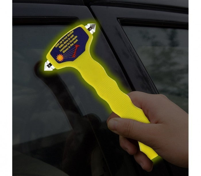 Casse-vitre voiture marteau de secours fluorescente en différentes couleurs