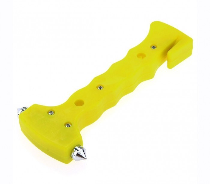 Casse-vitre voiture marteau de secours fluorescente en différentes couleurs