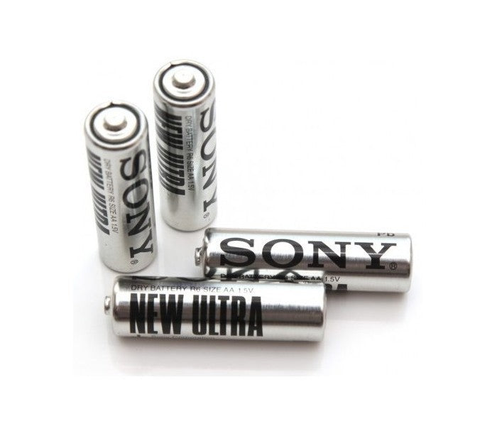 Pack de 32, 52, 76 ou 100 piles AA SONY NEW ULTRA - R6 1.5V - zinc charbon