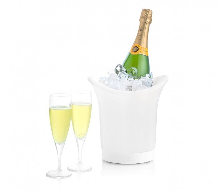 Seau a glace pour le champagne avec lumière changeante – LED 6 couleurs
