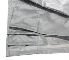 couverture de pare-brise grise avec sangles de fixation anti neige ou soleil