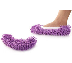 Paire de pantoufles 2 en 1 microfibres pour nettoyer jusqu'au 44