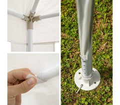GR-DL-G7004 -Tonnelle de jardin avec cadre acier différentes couleurs