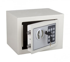 Coffre-fort électronique avec batterie (23 x 17 cm) (Gris)