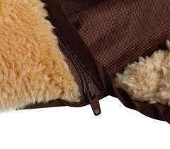 Couffin depliable double fonction panier pour chien doux 82x46x18