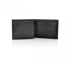 S04 Portefeuille noir CALVIN KLEIN pour homme en vrai cuir