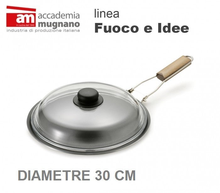 FISPD30 Spatule avec couvercle en verre 30 cm aluminium ligne