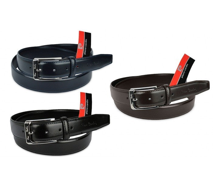 140203 - Ceinture en cuir réglable Pierre Cardin - homme