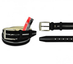 R003 Ceinture reglable pour homme PIERRE CARDIN en cuir 