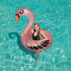 Salvagente gigante BESTWAY 36124 a forma di cigno 165 x 117 cm bianco o rosa